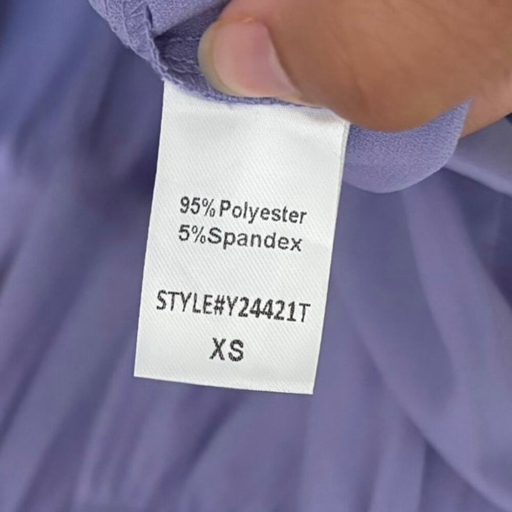 Tuckernuck Pomander Place Lilac Purple Poplin Kenzo Mini Dress Size XS - Picture 8 of 12